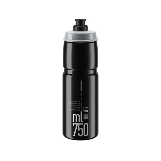 Elite JET sort, grey logo 750ml